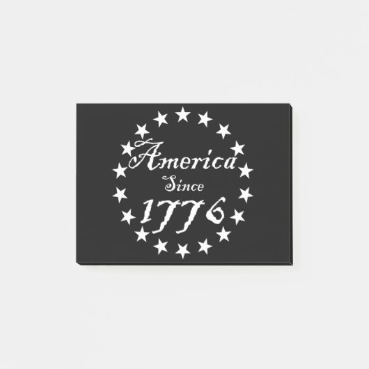 1776年からアメリカ ポストイット (正面)