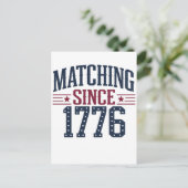 1776年から続く 250周年記念 4日7月 ポストカード (スタンド正面)