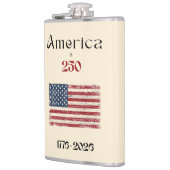 1776年から2026年 アメリカ国旗 アメリカ250周年記念 フラスク (左)