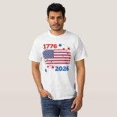 1776年から2026年 Tシャツ (正面フル)