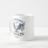 1776年から250周年アメリカ独立記念日 コーヒーマグカップ (正面左)