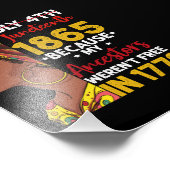 1776年に私の祖先が自由ではなかったために十月号 フォトプリント            (角)