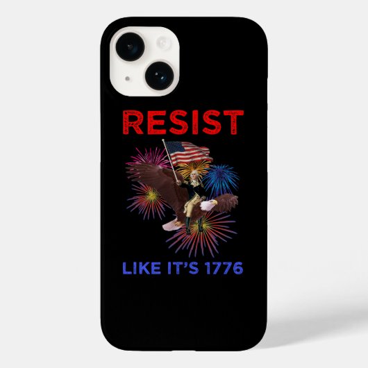 1776年のように抵抗せよ Case-Mate iPhoneケース (裏面)