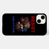1776年のように抵抗せよ Case-Mate iPhoneケース (裏面 (横))