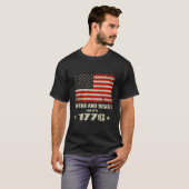 1776年のように防衛せよ 抵抗せよ Tシャツ (正面フル)