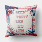 1776年のアメリカ独立記念日のようなパーティーを クッション (裏面)