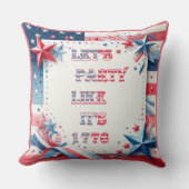 1776年のアメリカ独立記念日のようなパーティーを クッション (正面)