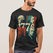 1776年の創立者 Tシャツ (正面)