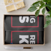 1776年の愛国的なアメリカ国旗からの王の拒絶 薄葉紙 (ギフト)