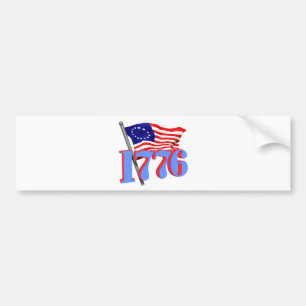 1776年の独立記念日 バンパーステッカー
