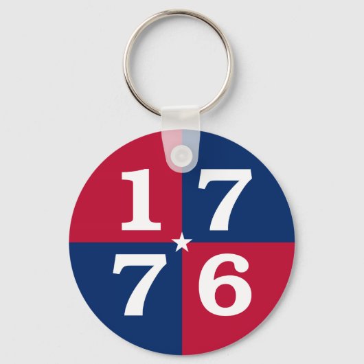 1776年の精神 キーホルダー (正面)