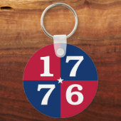 1776年の精神 キーホルダー (正面)