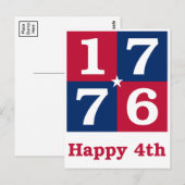 1776年の精神 ポストカード (正面/裏面)