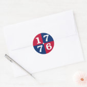 1776年の精神 ラウンドシール (封筒)