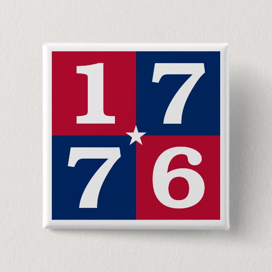 1776年の精神 缶バッジ (正面)