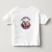 1776年の精神 2026 アメリカ 赤い鷲の火事 トドラーTシャツ (裏面)