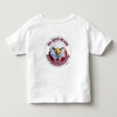 1776年の精神 2026 アメリカ 赤い鷲の火事 トドラーTシャツ (裏面)