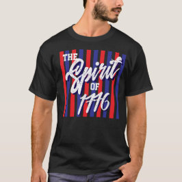 1776年の精神 7月4日Tシャツ Tシャツ
