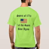 1776年の精神 Tシャツ (裏面)