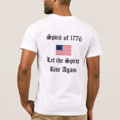 1776年の精神 Tシャツ (裏面)