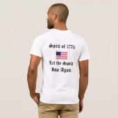 1776年の精神 Tシャツ (裏面フル)