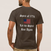 1776年の精神 Tシャツ (裏面)