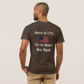 1776年の精神 Tシャツ (裏面フル)