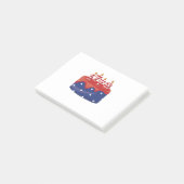 1776年の誕生日ケーキ ポストイット (アングル)