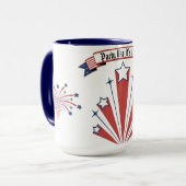 "1776年みたいにパーティしよう!" コーヒー/紅茶 マグカップ (正面左)