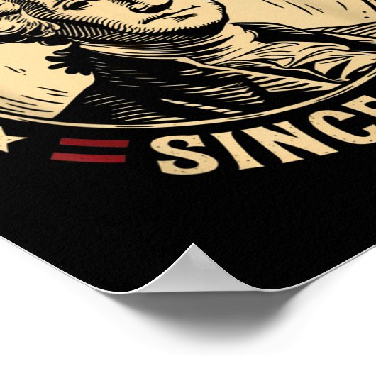 1776年アメリカの救主義統一された家 ポスター (角)