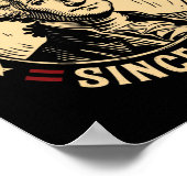 1776年アメリカの救主義統一された家 ポスター (角)