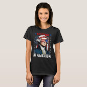 1776年アメリカ合衆国のNo Kings In America Usa Shirt 4 Th Of Tシャツ (正面フル)