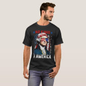1776年アメリカ合衆国のNo Kings In America Usa Shirt 4 Th Of Tシャツ (正面フル)