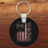 1776年アメリカ合衆国憲法独立記念日P キーホルダー (正面)