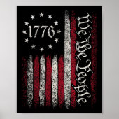 1776年アメリカ合衆国憲法独立記念日P ポスター (正面)