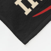 1776年アメリカ国旗5以来、アメリカでは王はいない フリースブランケット (角)