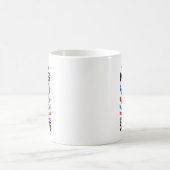 1776年アメリカ国旗Vin動揺して以来の王を拒絶 コーヒーマグカップ (中央)