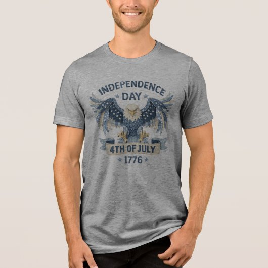 1776年アメリカ独立250周年記念 トライブレンドTシャツ (正面)