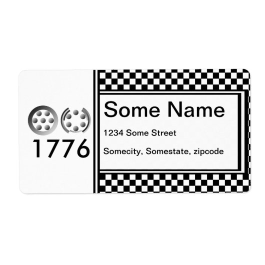 1776年ケネス・ヨンチッチ著 ラベル (正面)