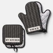 1776年ケネス・ヨンチッチ著 鍋つかみ&鍋敷きセット (正面/裏面)