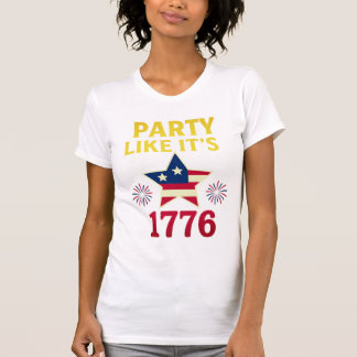 1776年パーティーTシャツ Tシャツ