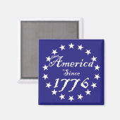 1776年以来のアメリカ マグネット (正面/裏面)