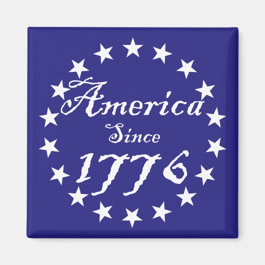 1776年以来のアメリカ マグネット (正面)