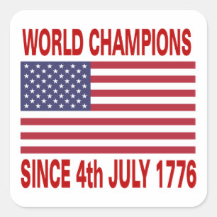 1776年以来の世界チャンピオン スクエアシール
