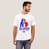 1776年以来の世界チャンピオン Tシャツ (正面フル)