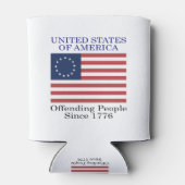 1776年以来の人々の怒り 缶クーラー (裏面)