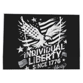 1776年以来の個人の自由 愛国的なラージギフト ラージペーパーバッグ