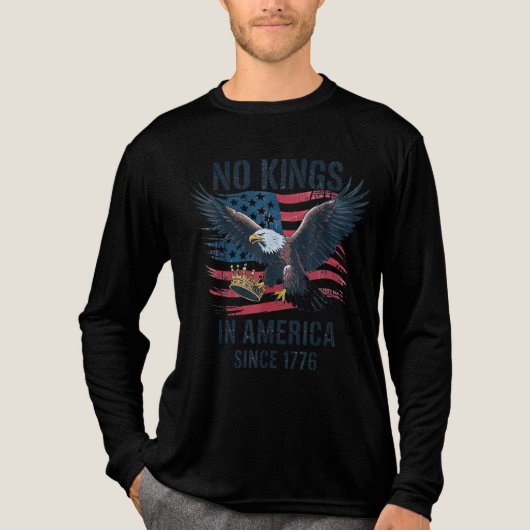 1776年以来の王なし トライブレンドTシャツ (正面)