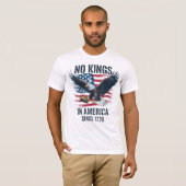 1776年以来の王なし Tシャツ (正面フル)