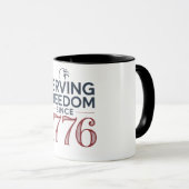 1776年以来の自由サービス 7月4日 アメリカ独立250周年記念 マグカップ (正面右)